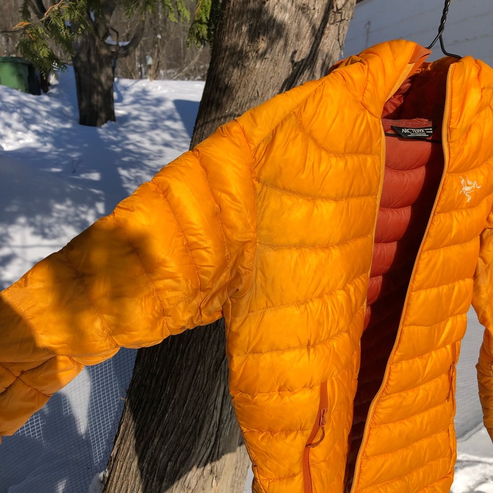 Arc'teryx Bright Orange Cerium LT Hoody Puffer Jacket - Picture 6 of 9